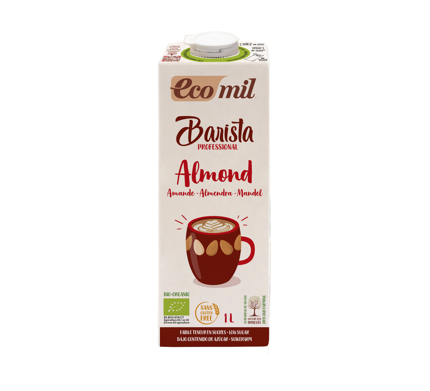 531097 Nápoj mandlový Barista 1 l BIO   ECOMIL-1