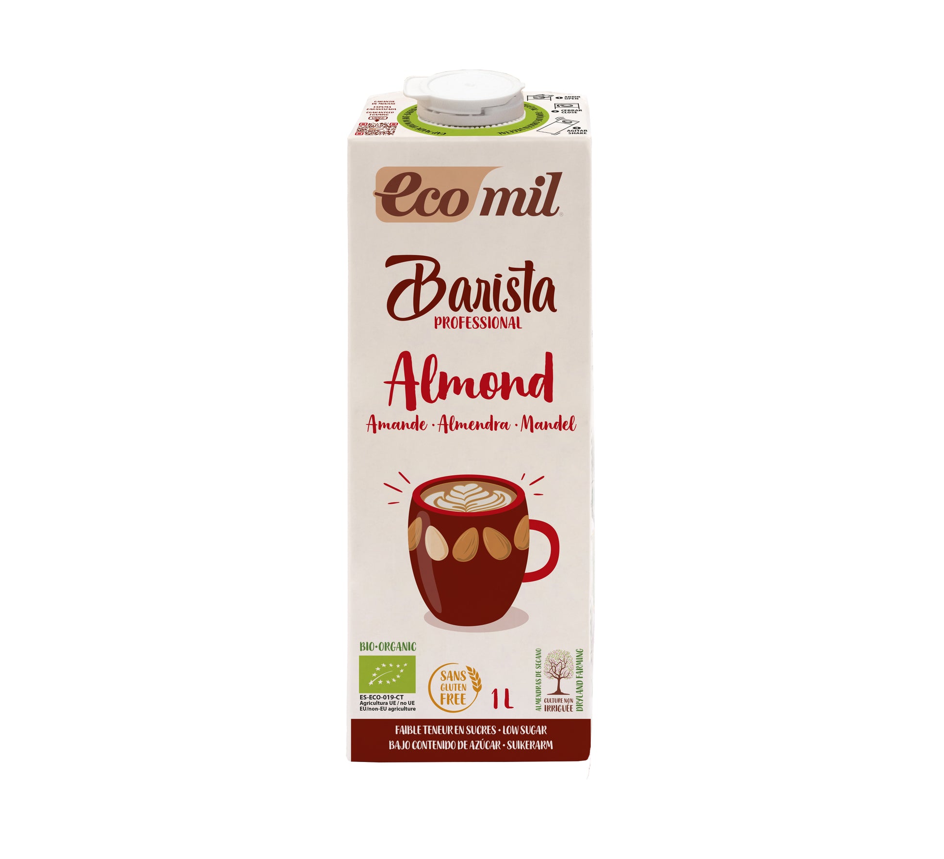 531097 Nápoj mandlový Barista 1 l BIO   ECOMIL-1