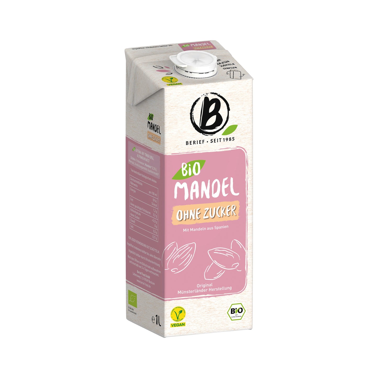531161 Nápoj mandlový 1 l BIO   BERIEF-1