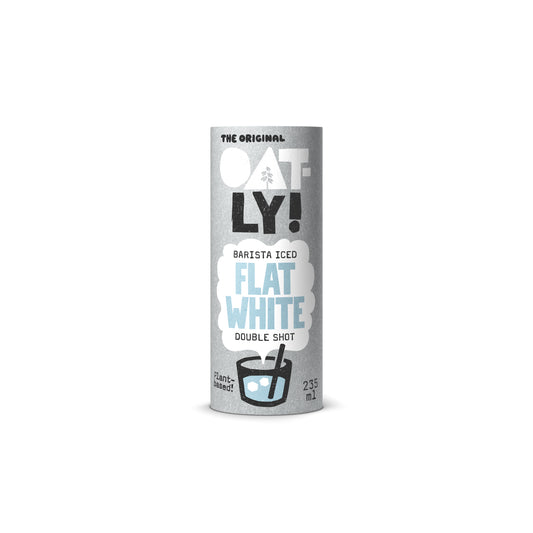 531179 Nápoj ovesný Barista Iced Flat White 235 ml   OATLY!-1