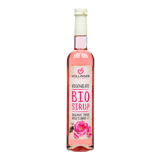 550138 Sirup květ růže 500 ml BIO   HOLLINGER-1