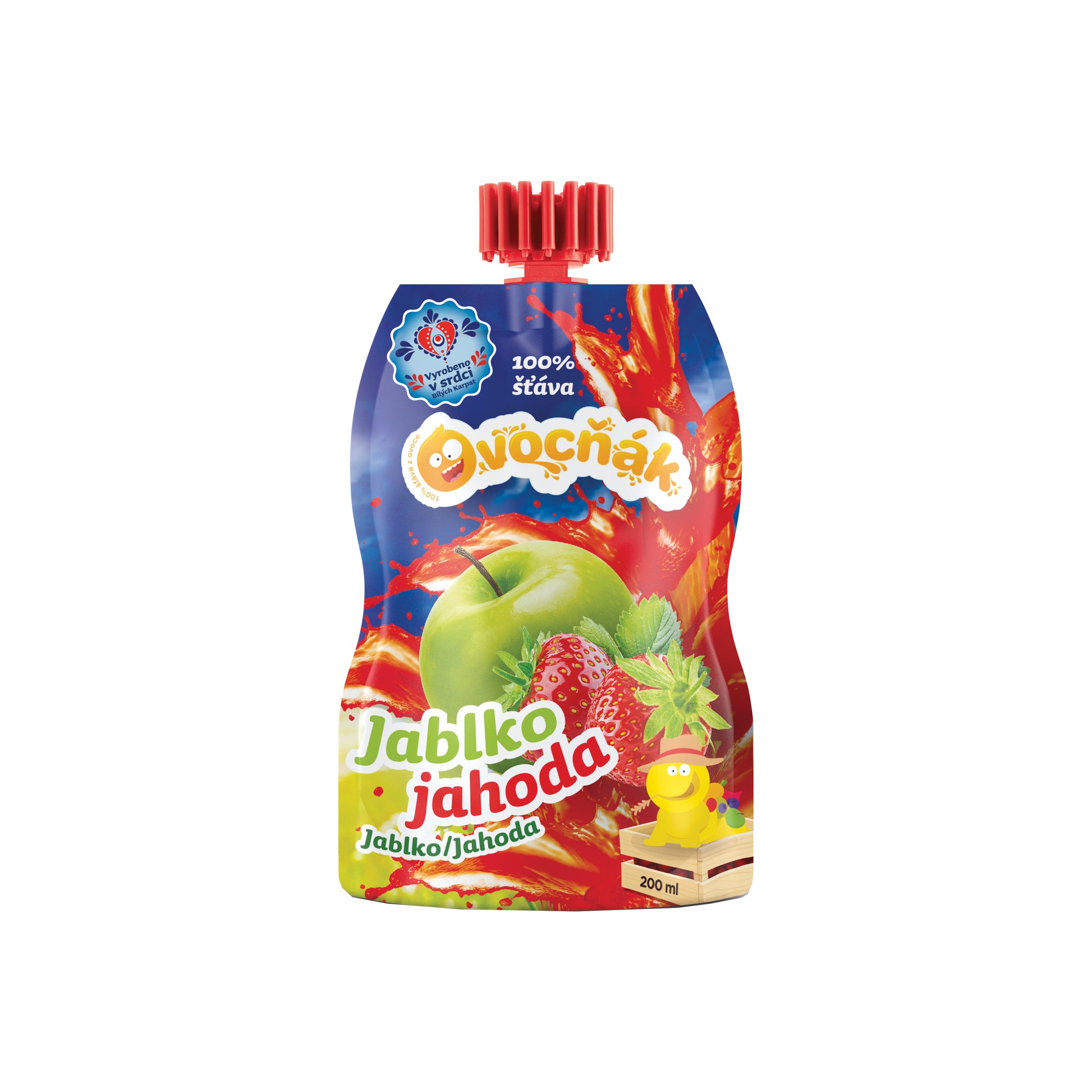 552080 Mošt ovocný jablko-jahoda 200 ml   OVOCŇÁK-1