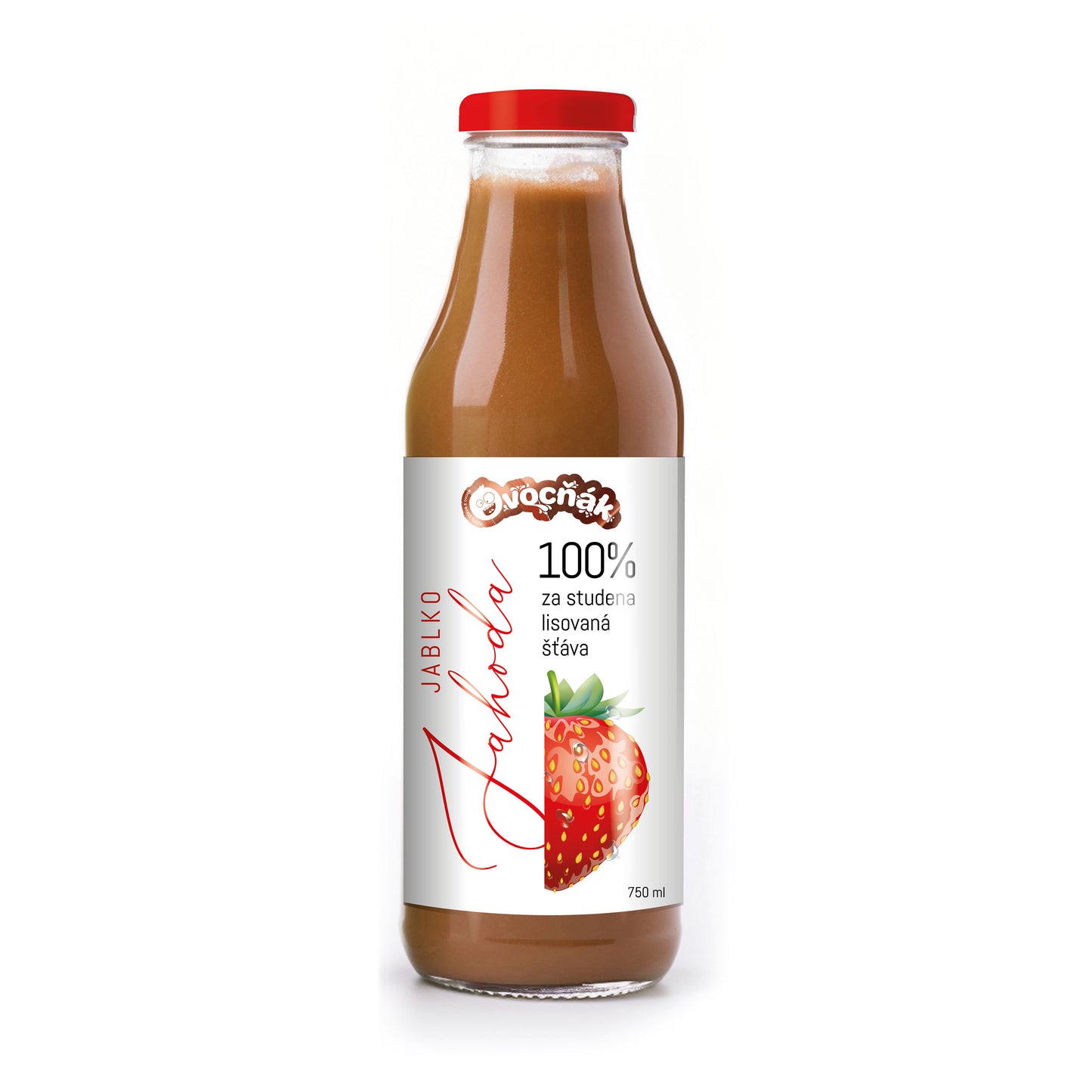 552107 Mošt ovocný jablko-jahoda sklo 750 ml   OVOCŇÁK-1