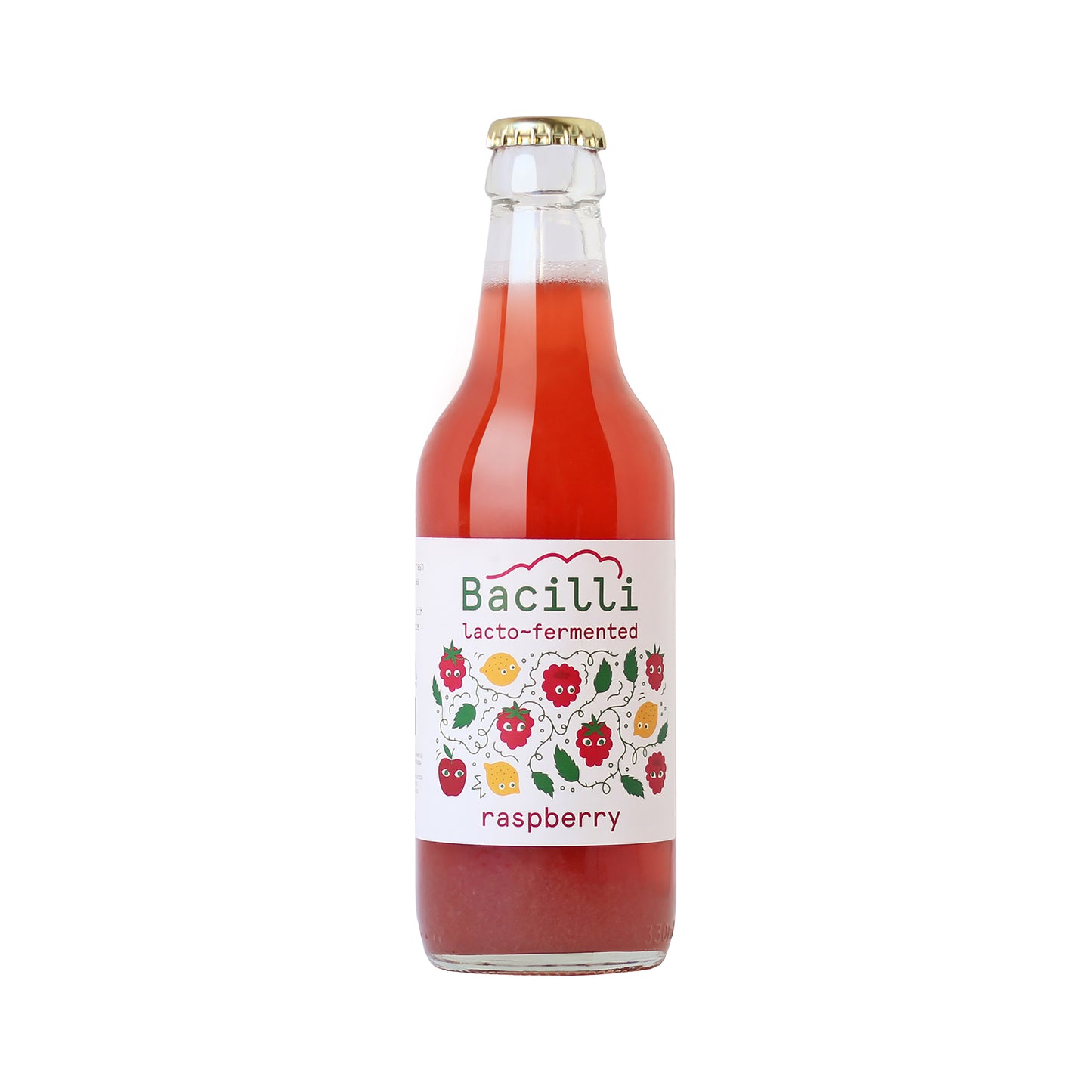 570108 Limonáda fermentovaná Malinovka 330 ml BIO   BACILLI-1