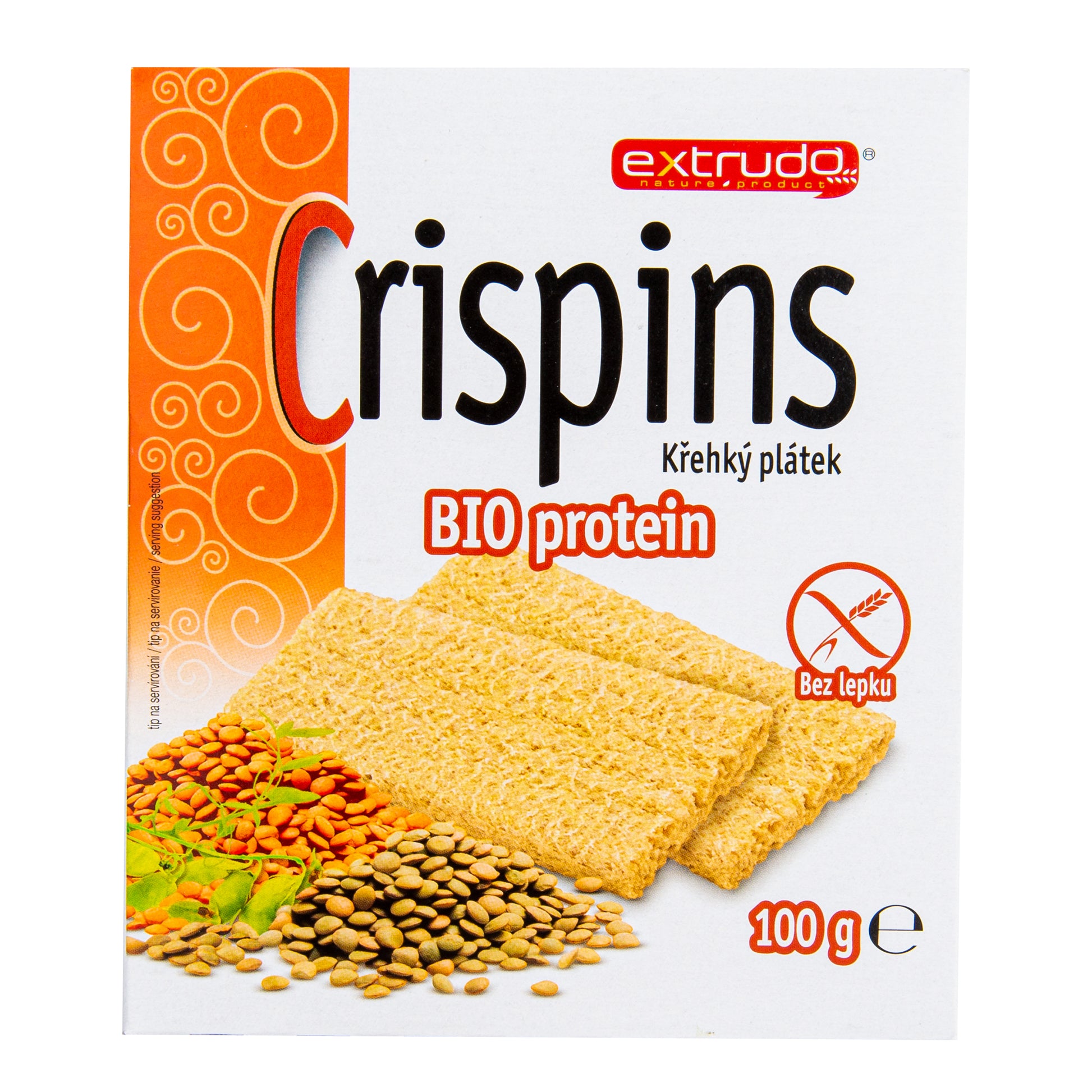 610055 Chlebíček proteinový 100 g BIO   EXTRUDO-3