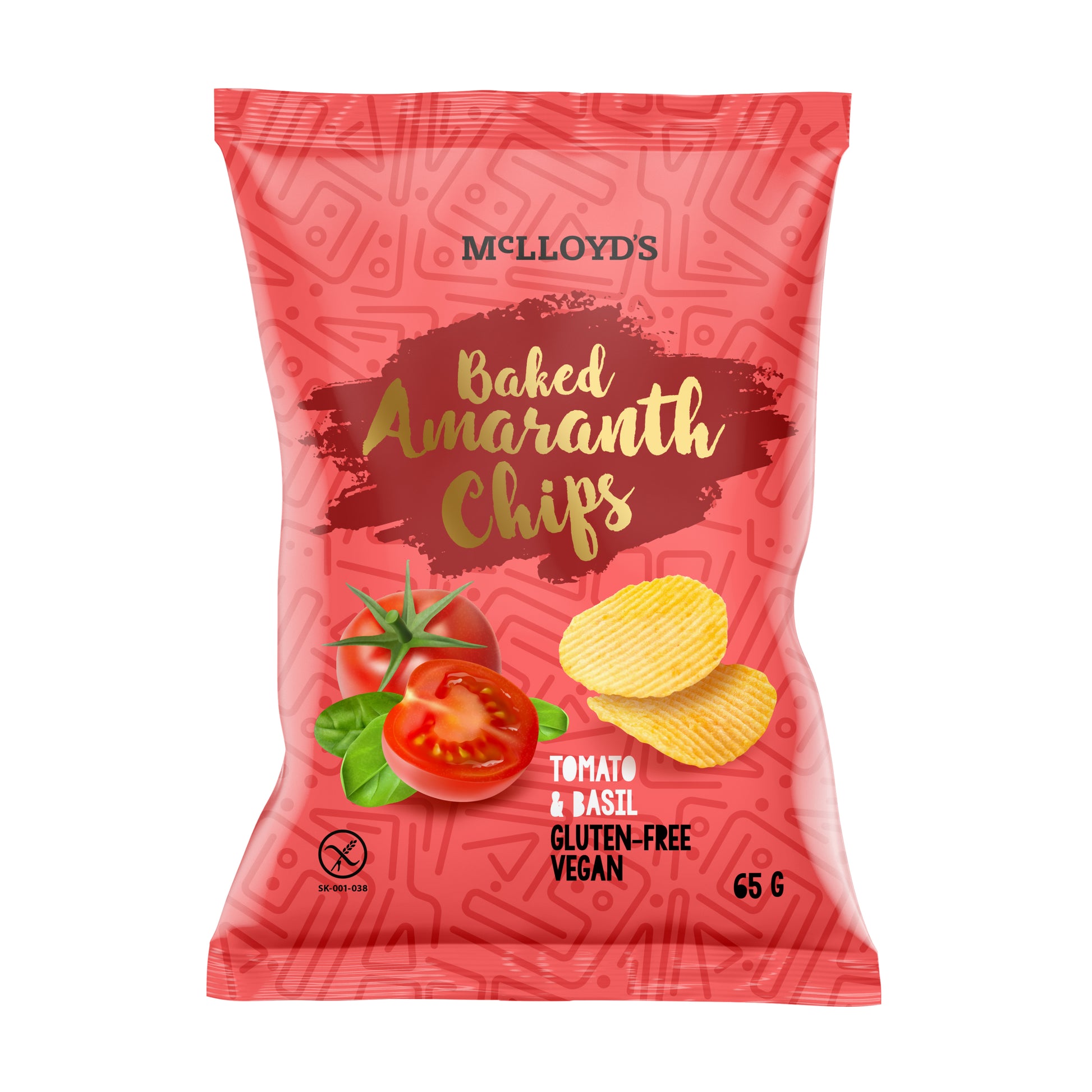613007 Lupínky amarantové rajče a bazalka bezlepkové 65 g   MCL-1