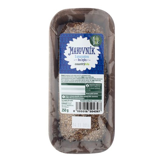 618305 Makovník s amarantem bez lepku 250 g   NELEPEK   VO-1