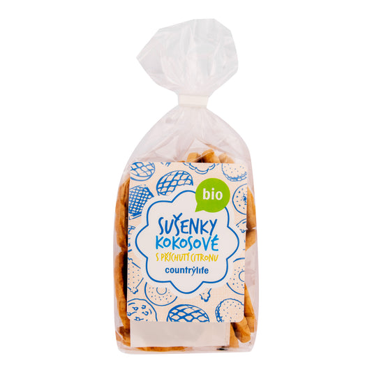630086 Sušenky kokosovo-citronové 175 g BIO   COUNTRY LIFE-1
