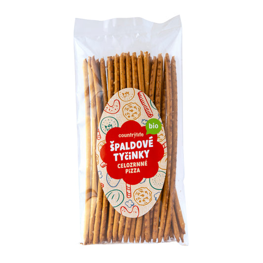 630247 Tyčinky špaldové celozrnné pizza 100 g BIO   COUNTRY LIFE-1