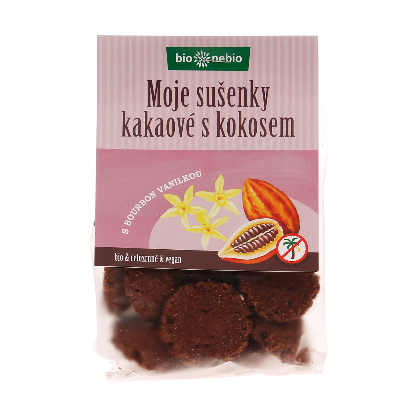 630371 MOJE SUŠENKY  kakaové kokosem 130 g BIO   BIO NEBIO-1
