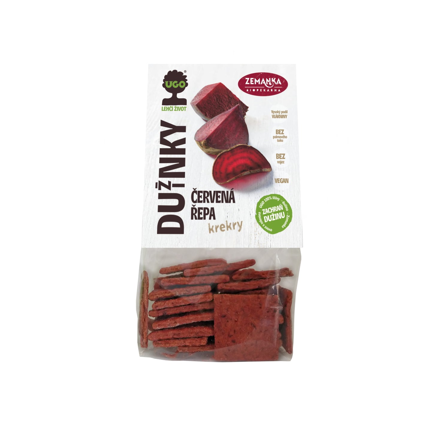 630401 Krekry slané s dužinou z červené řepy 100 g   ZEMANKA-1