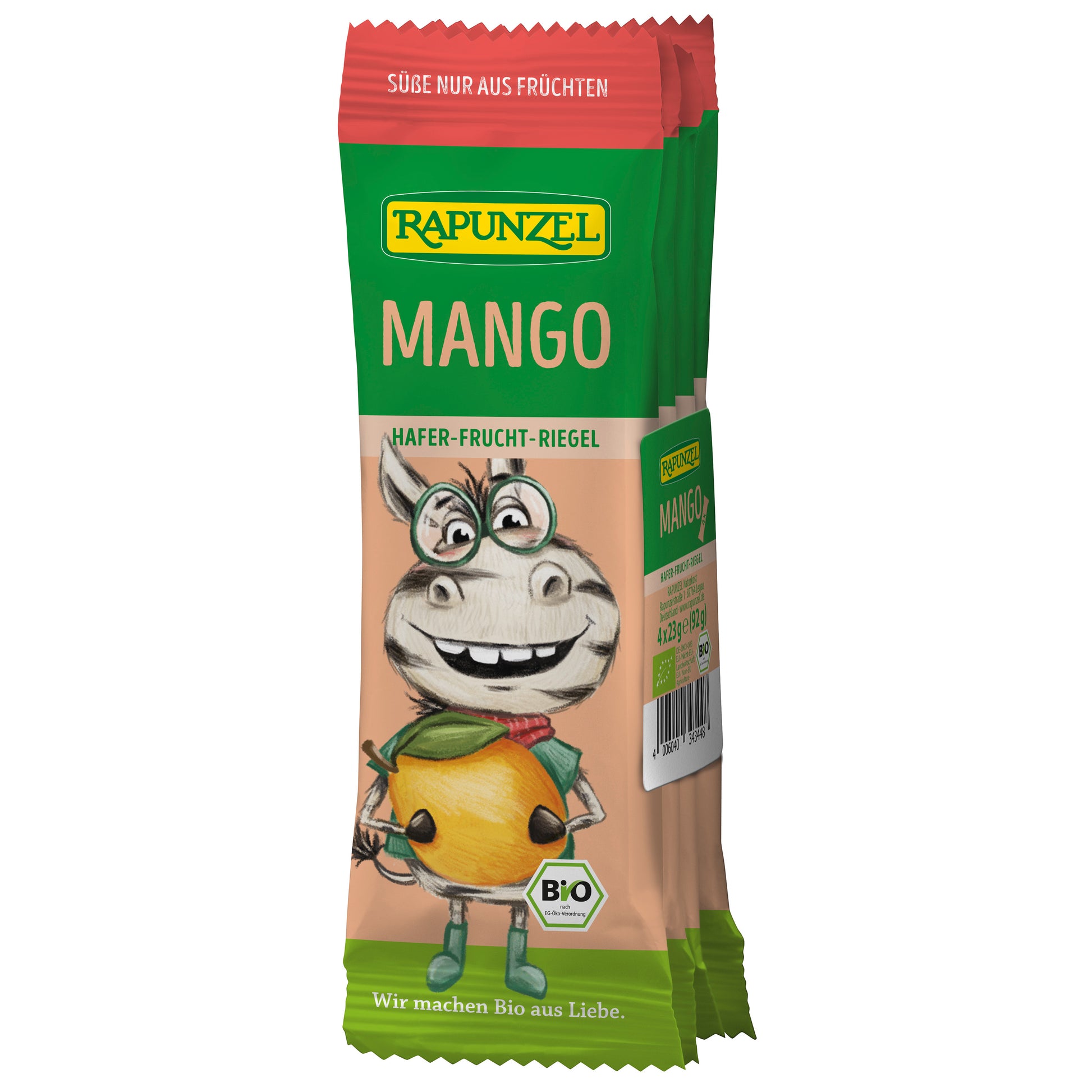 635206 Tyčinka dětská ovesná mango 4 x 23 g BIO   RAPUNZEL-1