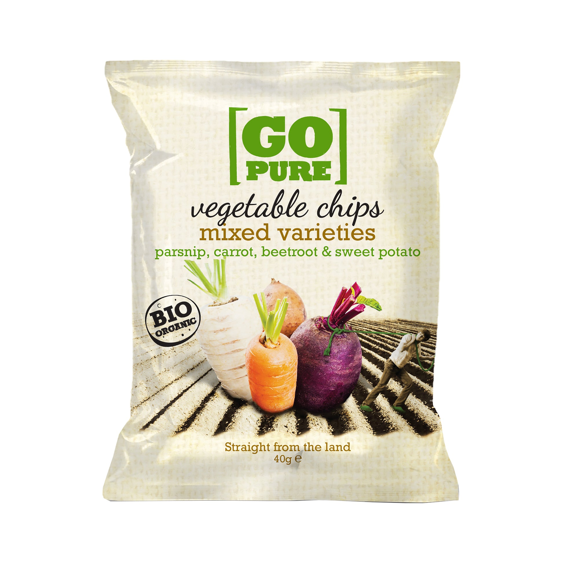 640102 Chipsy zeleninové 40 g BIO   GO PURE-1