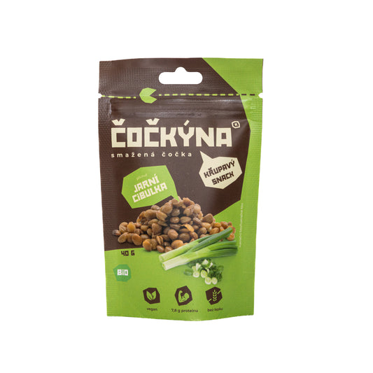 640136 Čočka smažená - jarní cibulka 40 g BIO   ČOČKÝNA-1