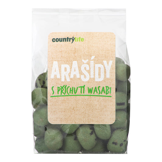642008 Arašídy s příchutí wasabi 100 g   COUNTRY LIFE-1