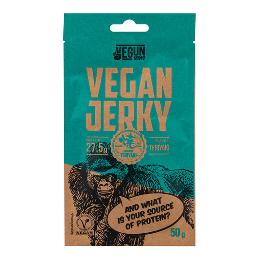 642011 Vegan Jerky s příchutí teriaki 50 g   VEGUN-1