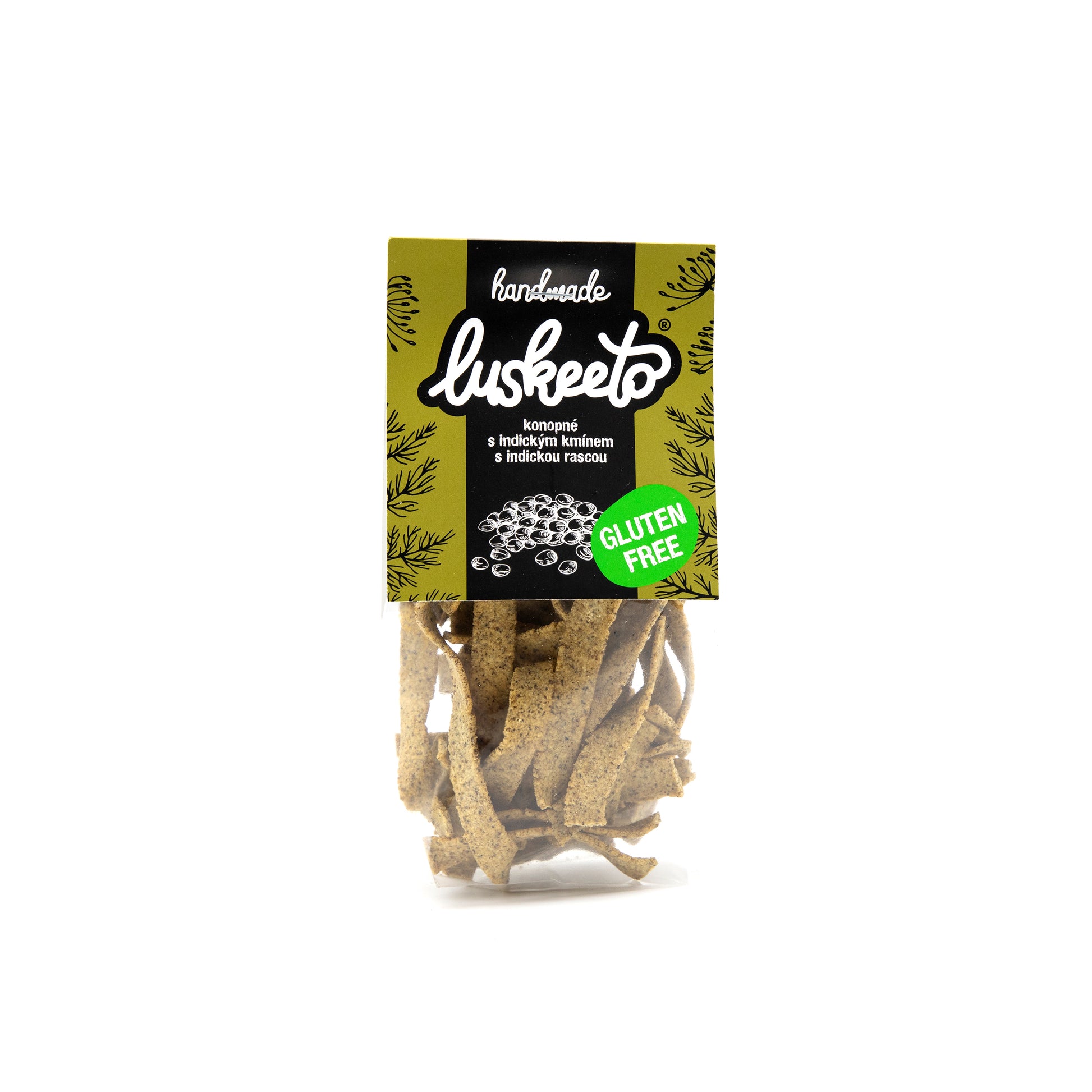 645040 Krekry luštěninové konopné s indickým kmínem 70 g   LUSKEETO-1