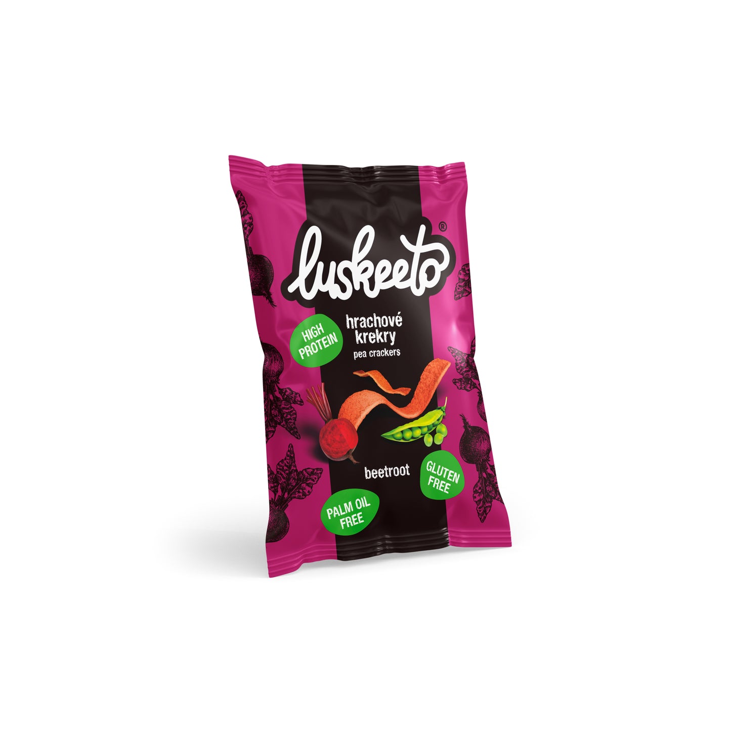 645052 Krekry luštěninové s hrachem a řepou 40 g   LUSKEETO-1