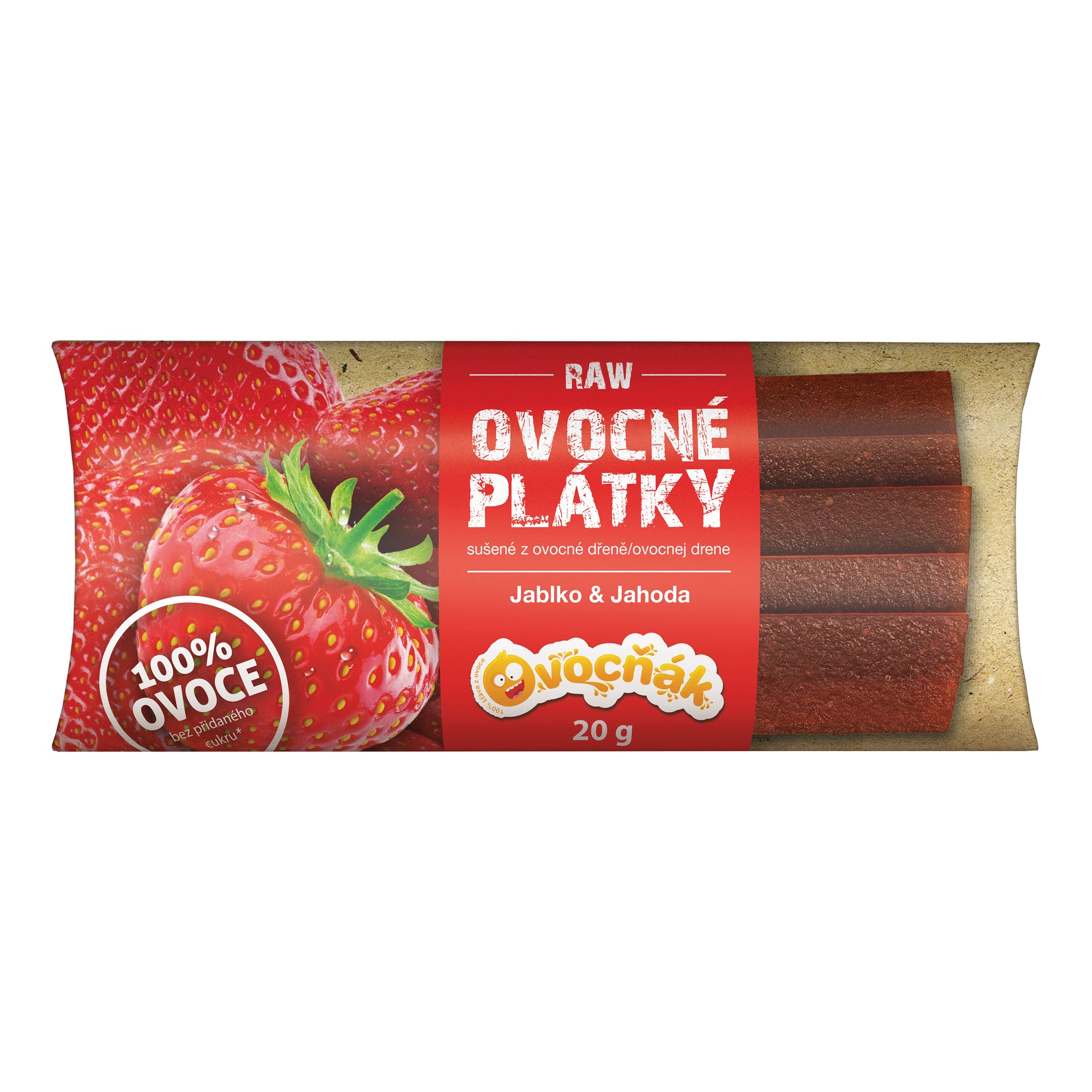 662211 Plátky ovocné jablko-jahoda 20 g   OVOCŇÁK-1