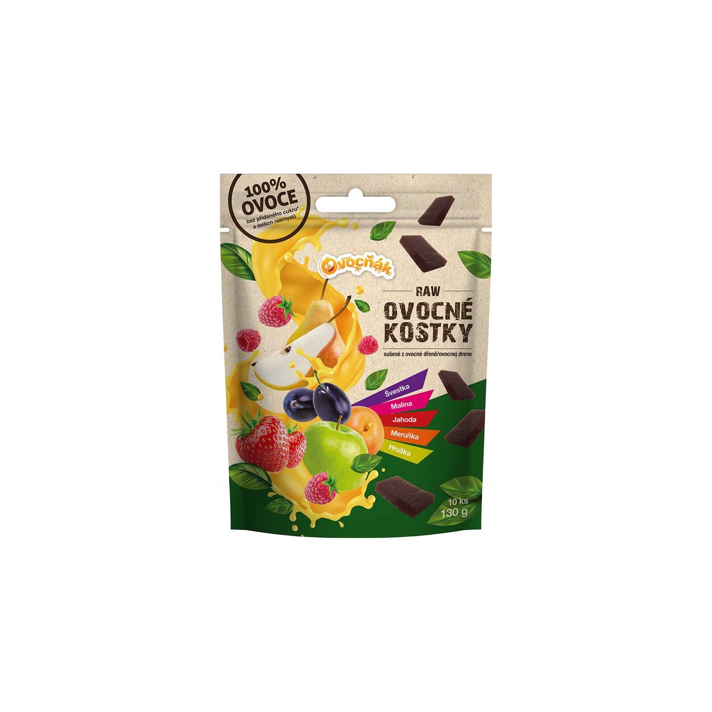 662218 Kostky ovocné mix chutí 130 g   OVOCŇÁK-1