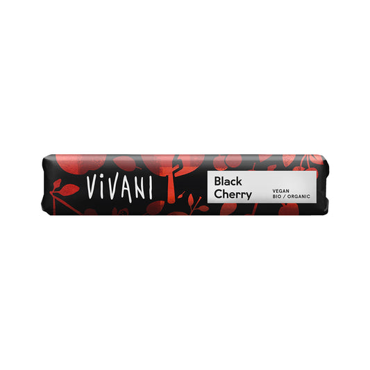 665175 Tyčinka čokoládová hořká s višněmi 35 g BIO   VIVANI-1