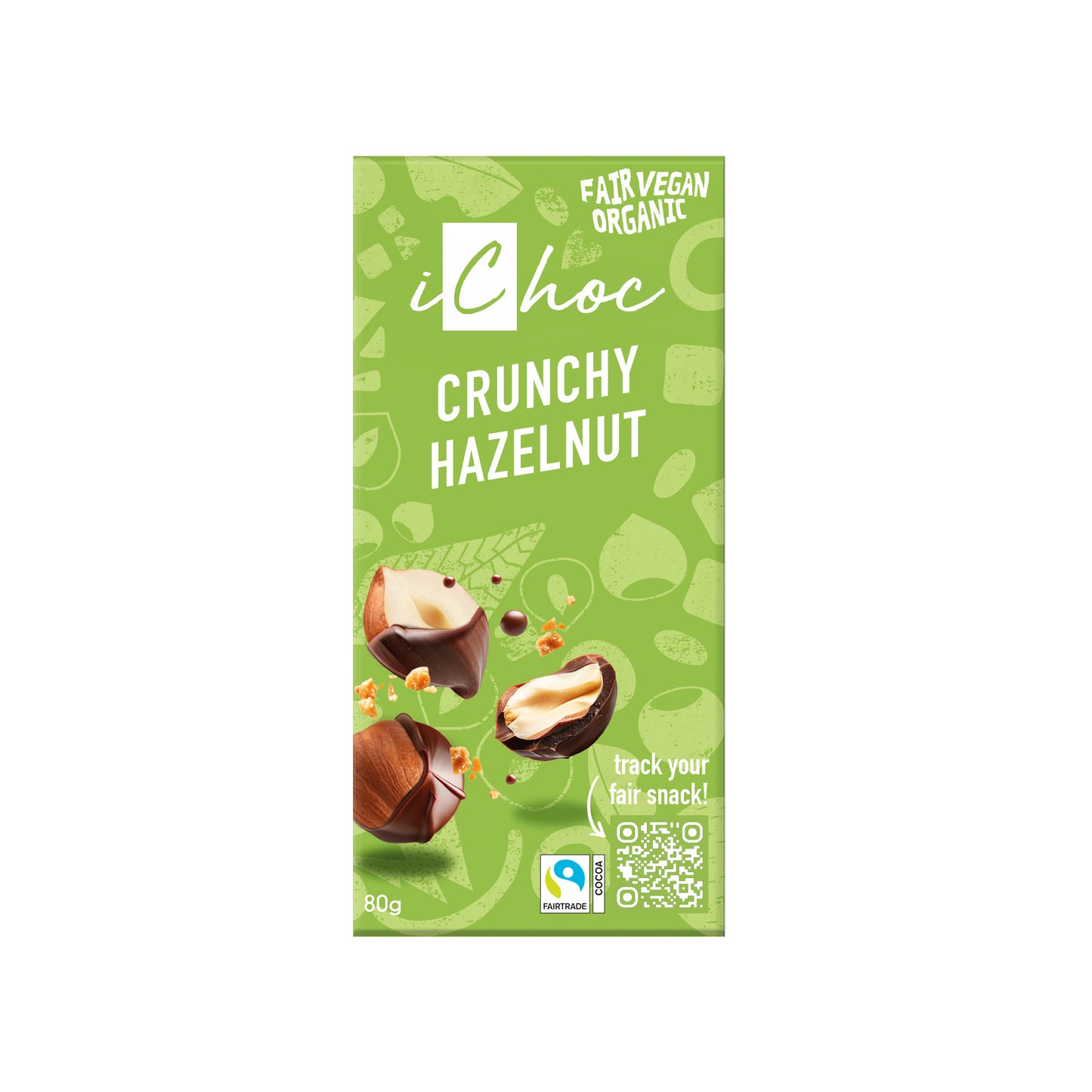 665188 Čokoláda křupavý oříšek iChoc vegan 80 g BIO   VIVANI-1