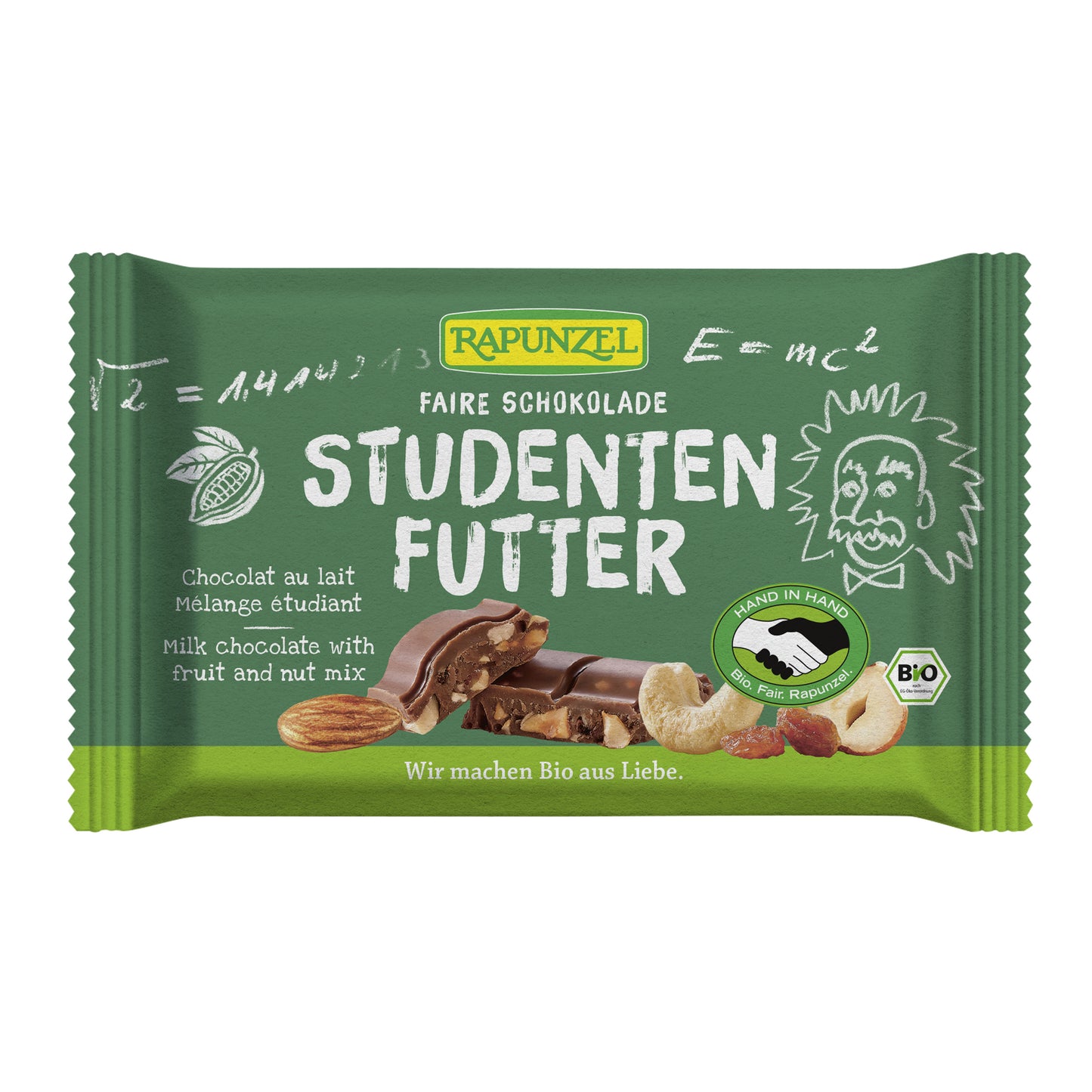 665254 Čokoláda mléčná studentská směs 100 g BIO   RAPUNZEL-1