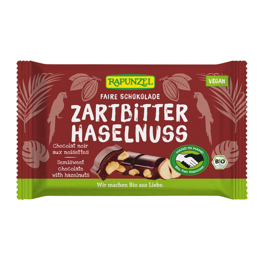 665255 Čokoláda hořká s lískovými oříšky 100 g BIO   RAPUNZEL-1