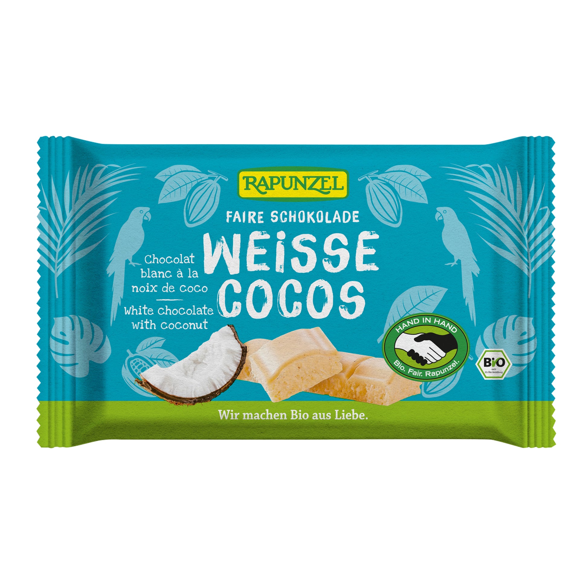 665259 Čokoláda bílá s kokosem 100 g BIO   RAPUNZEL-1