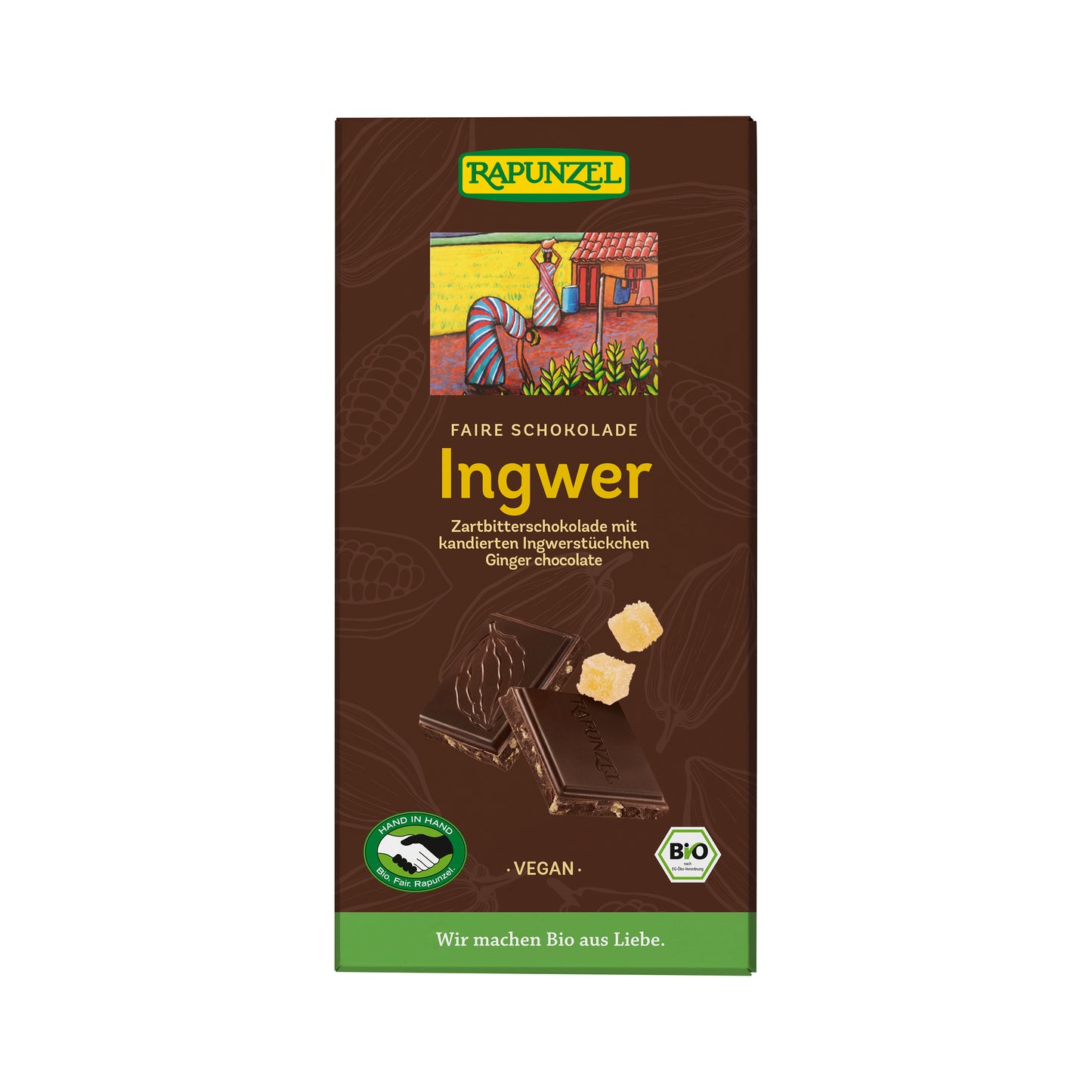 665269 Čokoláda hořká se zázvorem 80 g BIO   RAPUNZEL-1