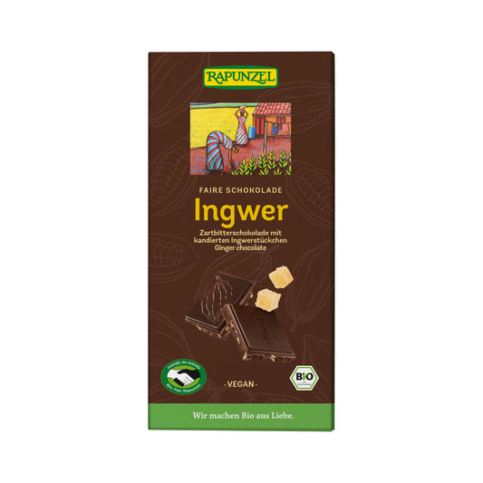 665269 Čokoláda hořká se zázvorem 80 g BIO   RAPUNZEL-1