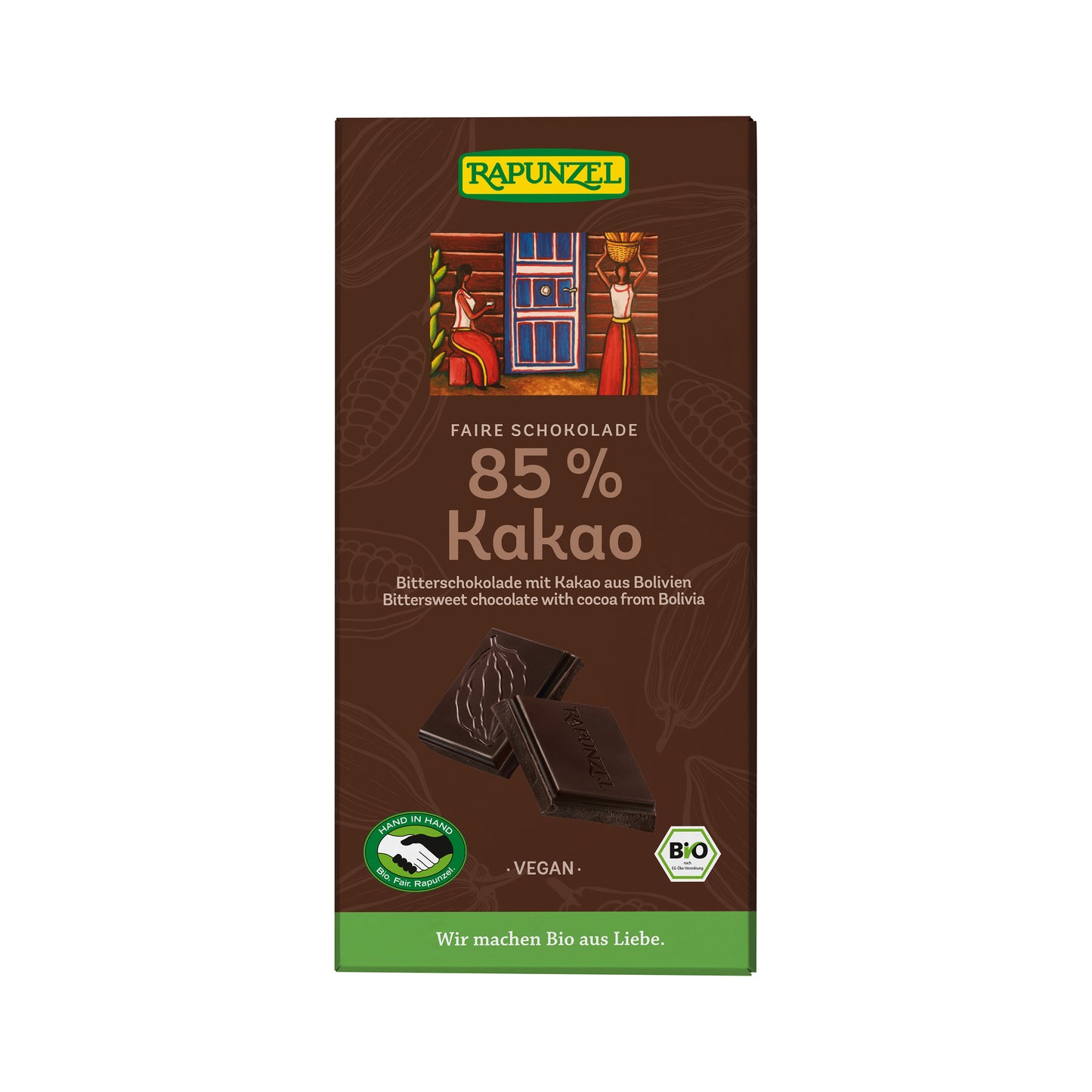 665270 Čokoláda hořká 85 % 80 g BIO   RAPUNZEL-1