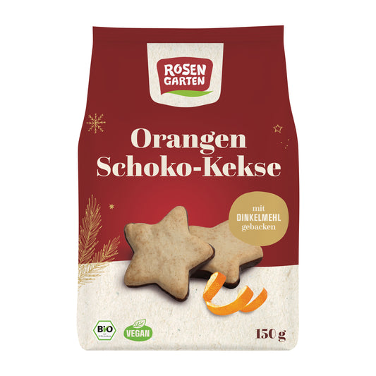 665334 Sušenky pomerančové s hořkou čokoládou 150 g BIO   ROSENGARTEN-1
