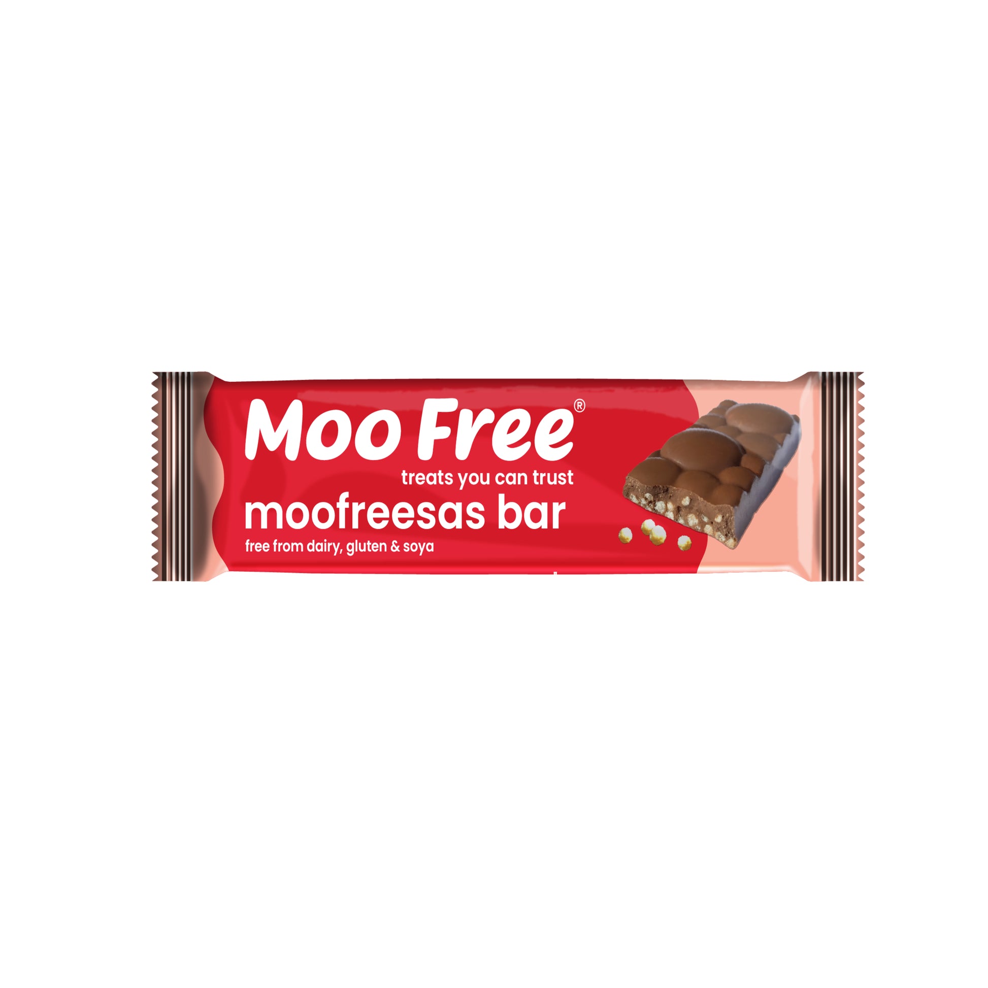 665385 Tyčinka kakaová s kousky křupavých sušenek 35 g   MOO FREE-1