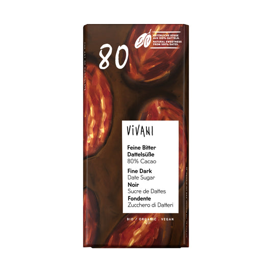 665390 Čokoláda hořká s datlovým sirupem 80 % 80 g BIO   VIVANI-1