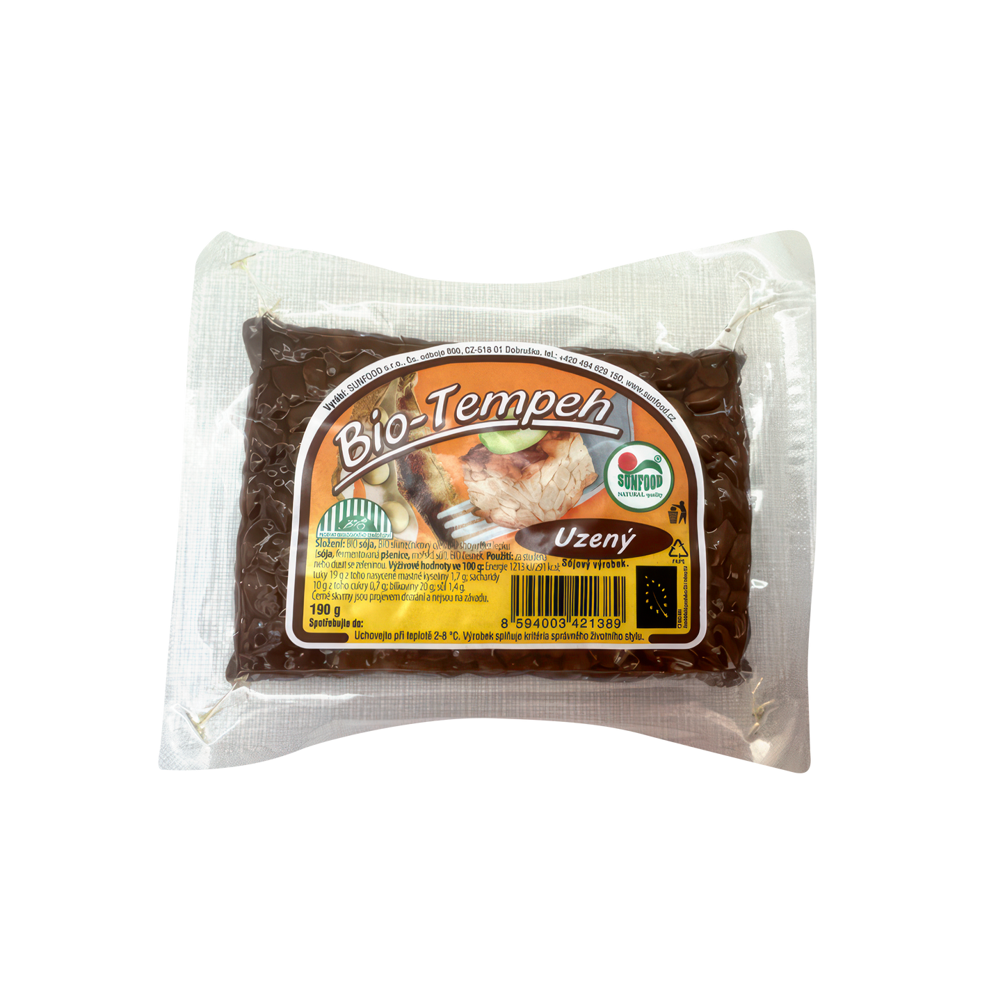 710002 Tempeh uzený 190 g BIO   SUNFOOD-1