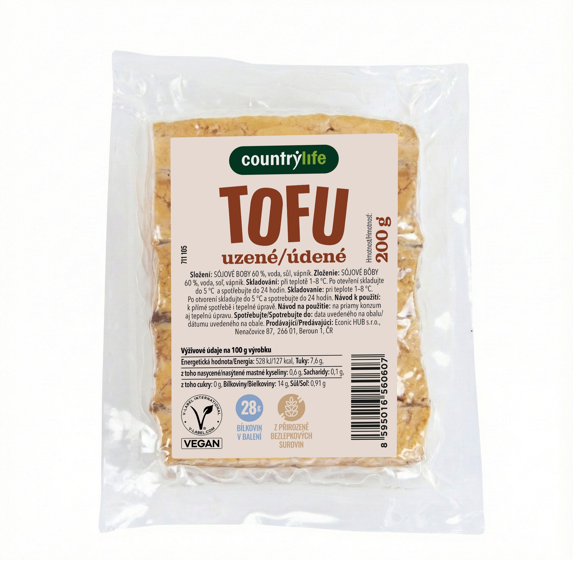 711105 Tofu uzené 200 g   COUNTRY LIFE-1