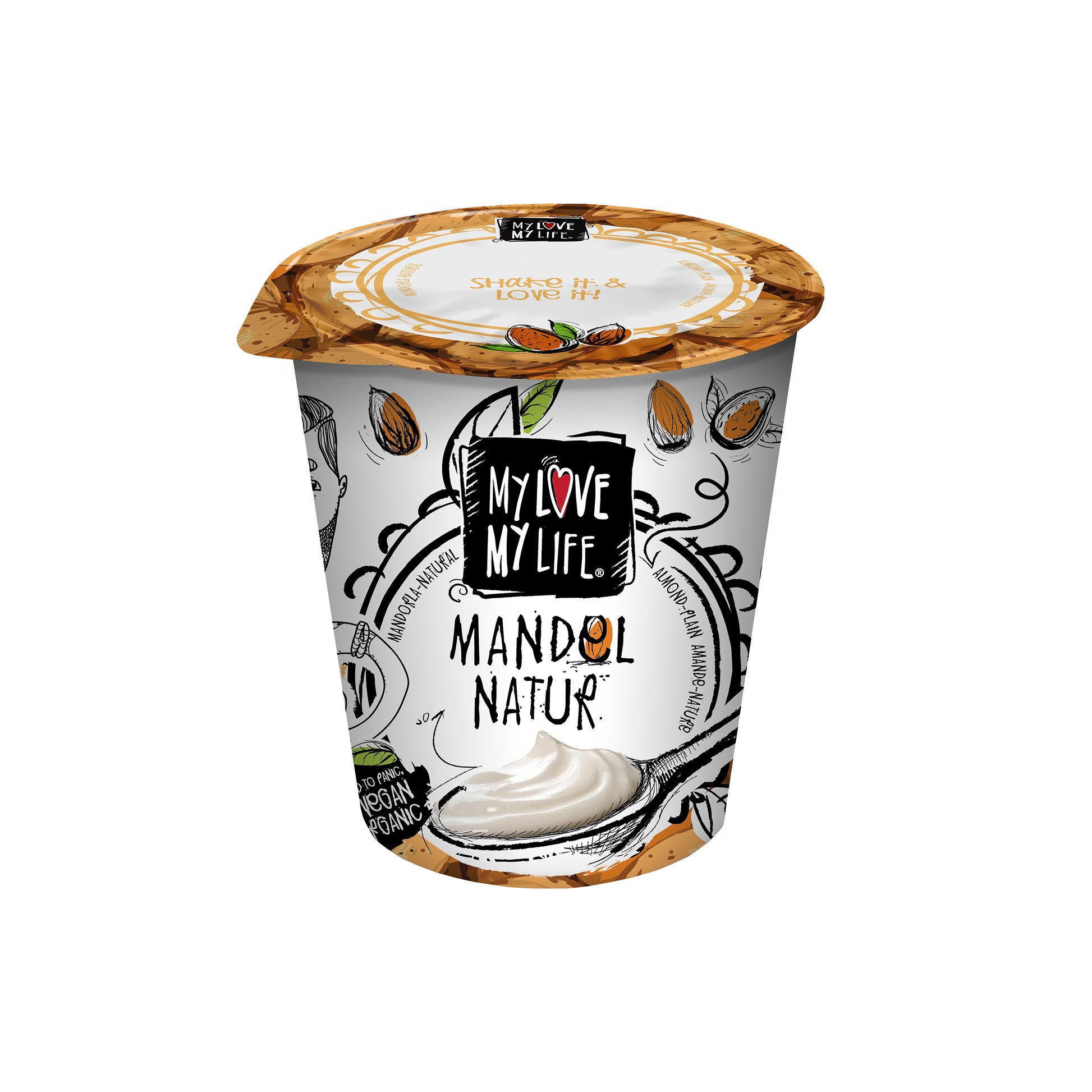 711106 Zakysaný mandlový bílý 125 g BIO   MY LOVE MY LIFE-1