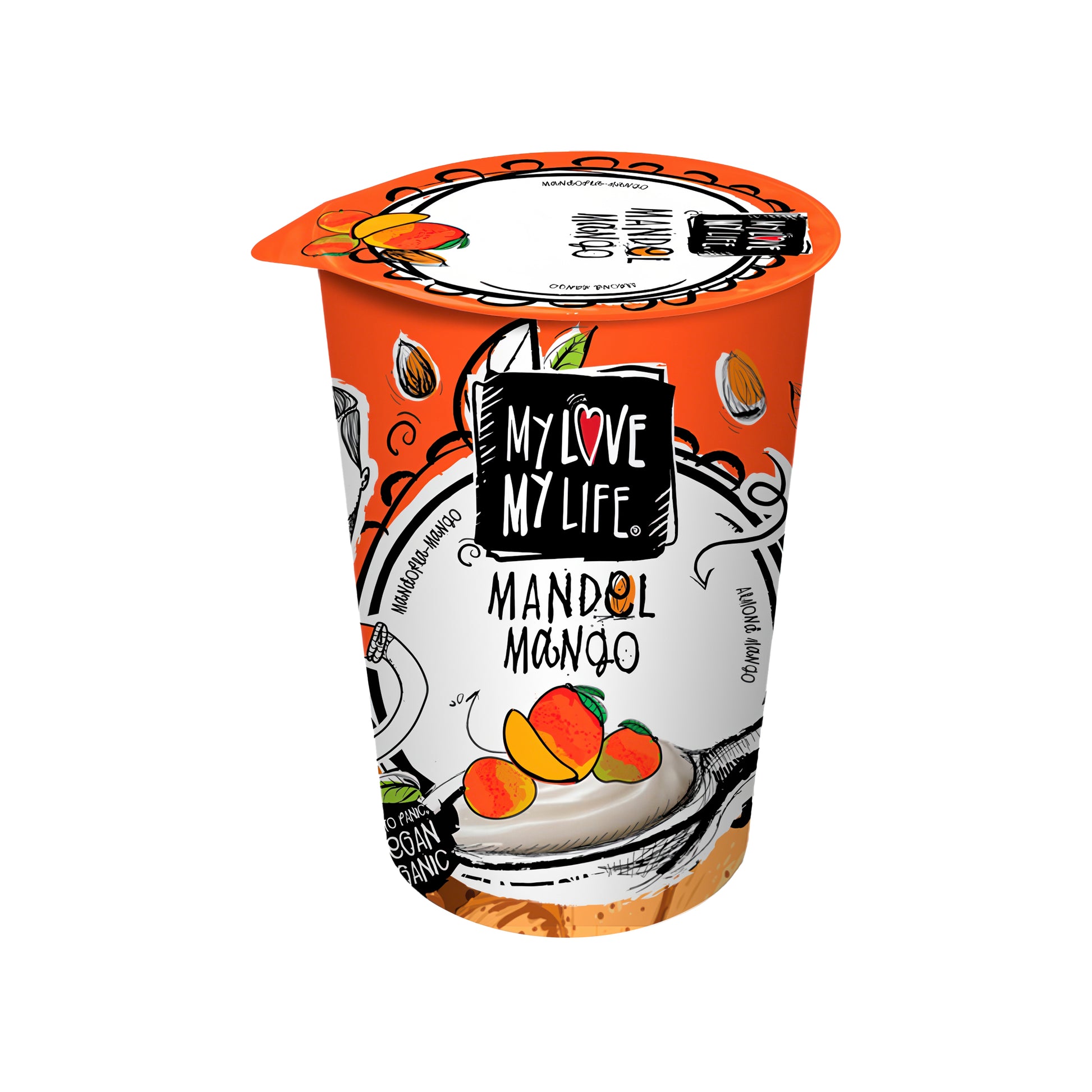 711109 Zakysaný mandlový Mango 180 g BIO   MY LOVE MY LIFE-1