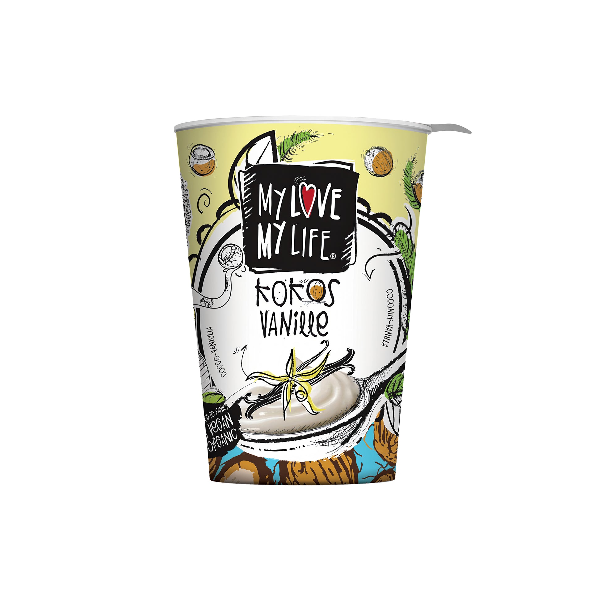 711114 Zakysaný kokosový Vanilka 180 g BIO   MY LOVE MY LIFE-1