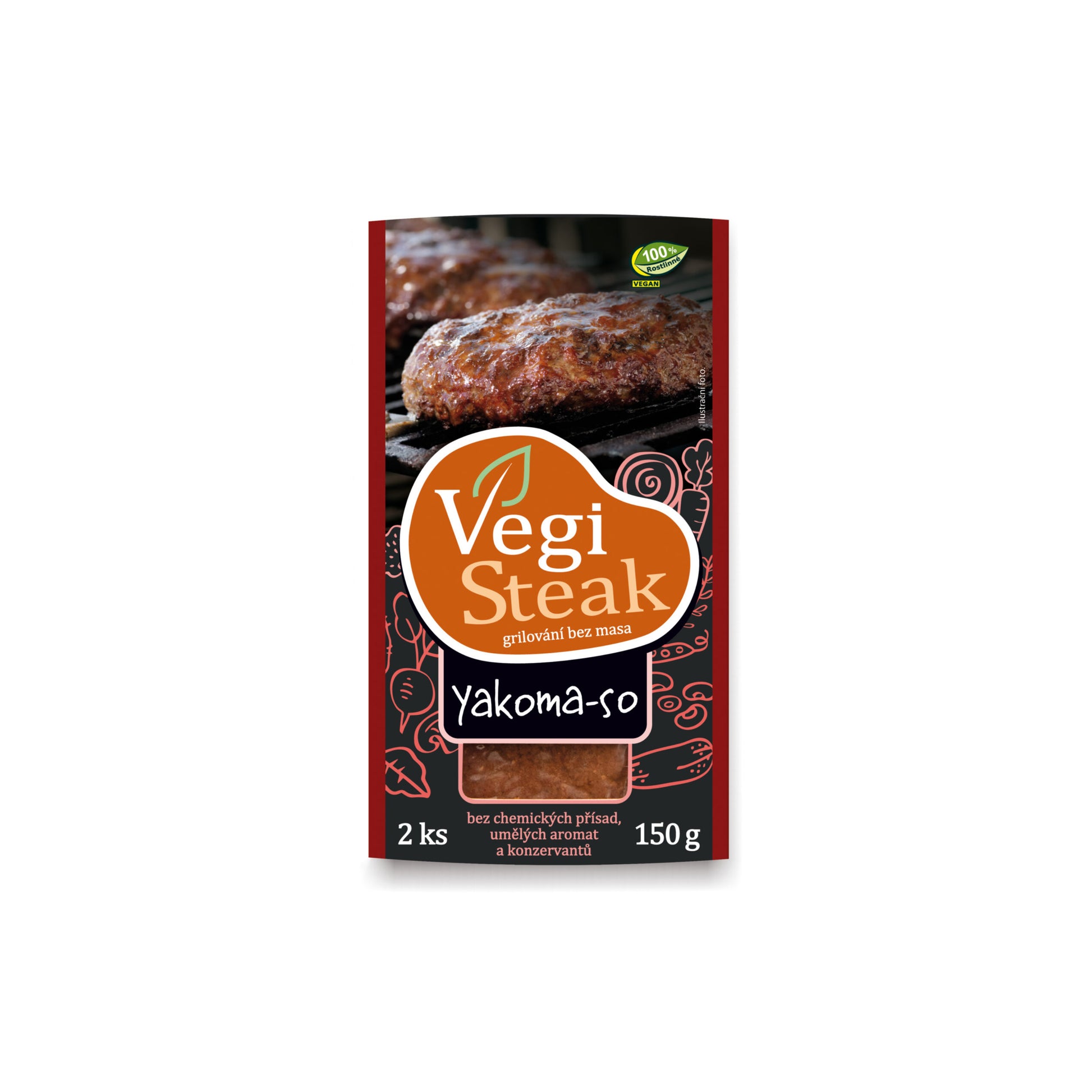 712127 Vegi steak Yakoma-so 150 g   VETO ECO-1
