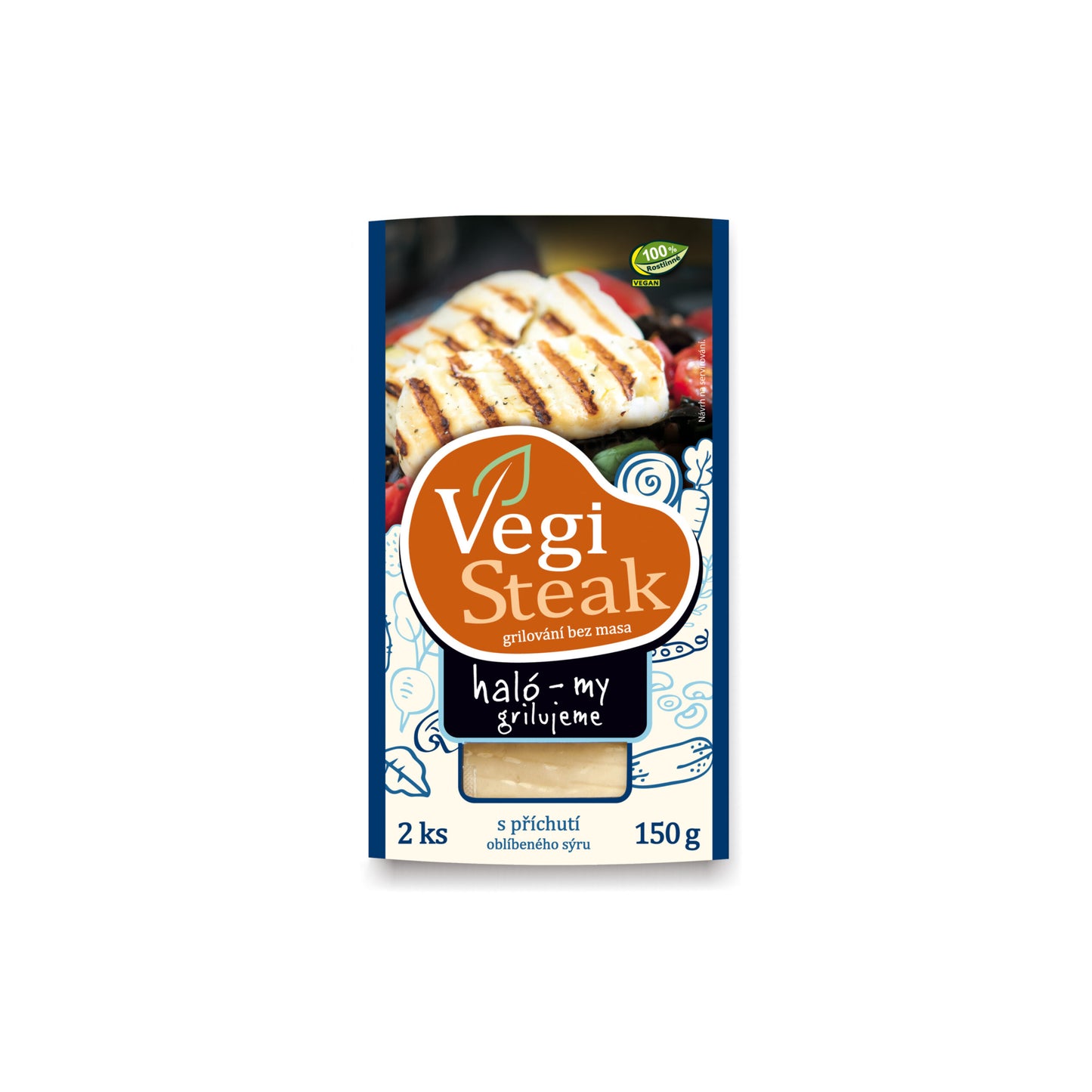 712135 Vegi steak haló-my 150 g   VETO ECO-3