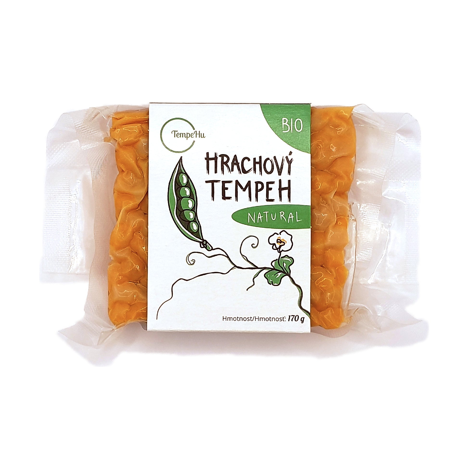 712250 Tempeh hrachový natural 170 g BIO   TEMPEHU-1