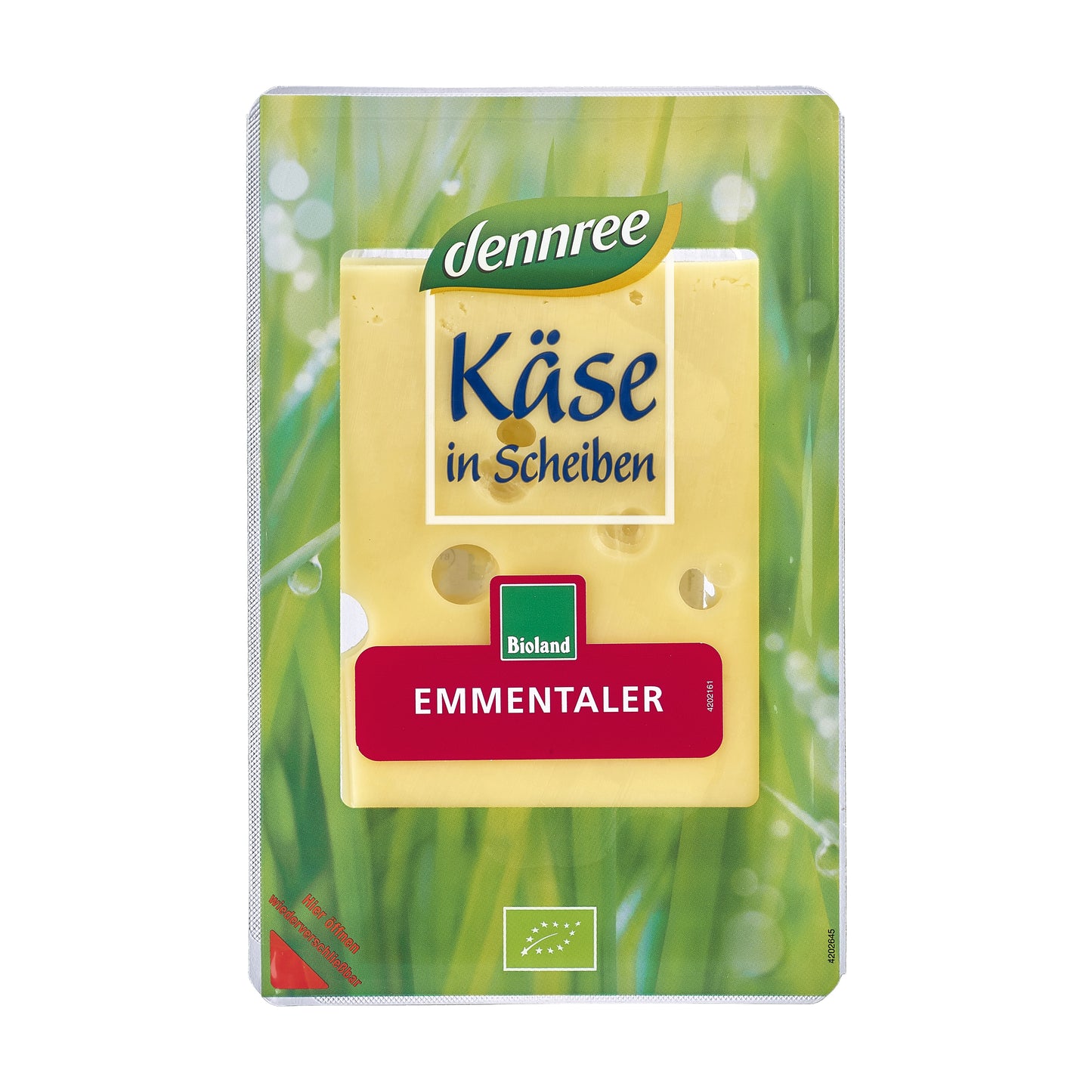 720211 Sýr ementál bez laktózy 125 g BIO   DENNREE-1