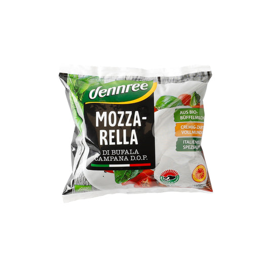 720261 Sýr mozzarella z buvolího mléka D.O.P 308 g BIO   DENNREE-1