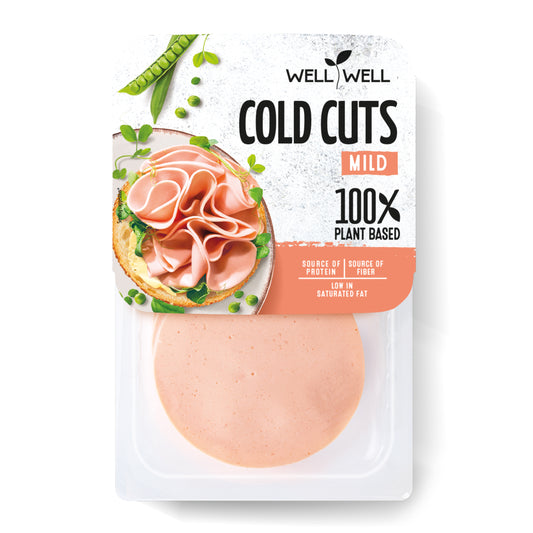 742112 Salám z hrachové bílkoviny klasik 100 g   WELL WELL-1