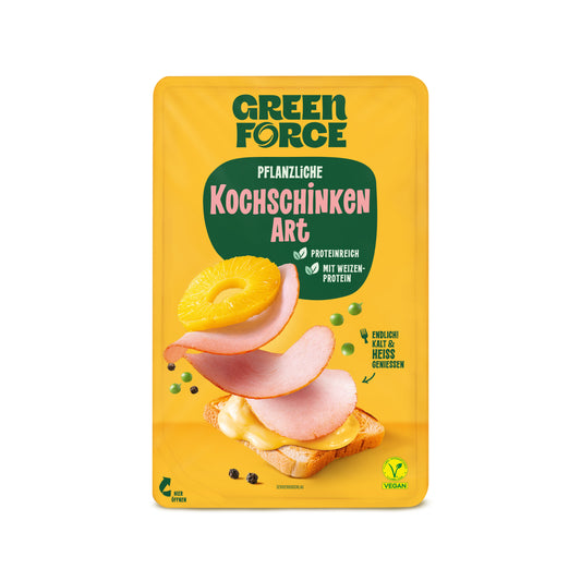 742197 Plátky alternativa vařené šunky 70 g   GREEN FORCE-1