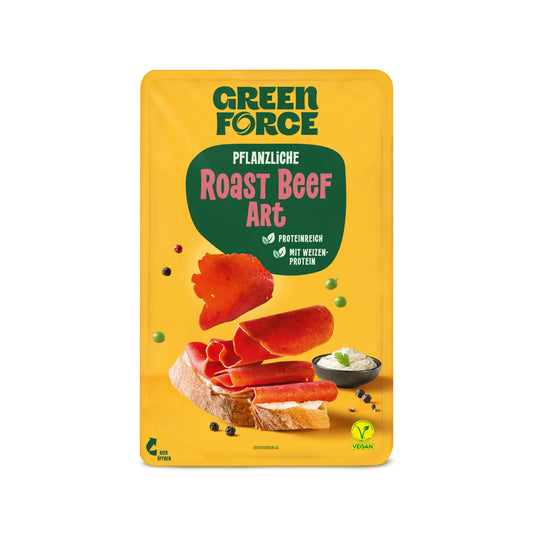 742198 Plátky alternativa roast beef 70 g   GREEN FORCE-1