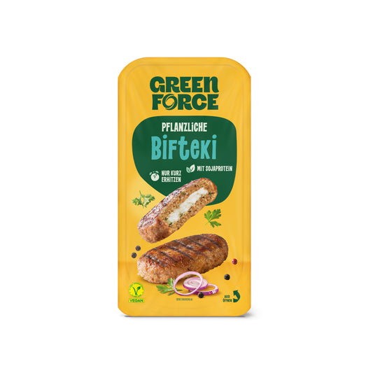 742200 Alternativa karbanátku Bifteki 180 g   GREEN FORCE-1