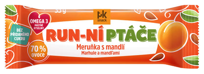Tyčinka run-ní ptáče marhuľa s mandľami 30 g